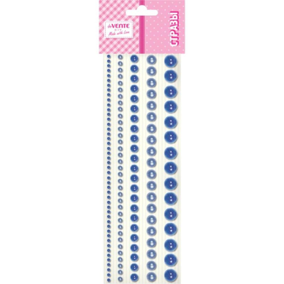 Стразы deVENTE 'Жемчуг' 115шт ассорти размеров топаз акриловые самоклеящиеся