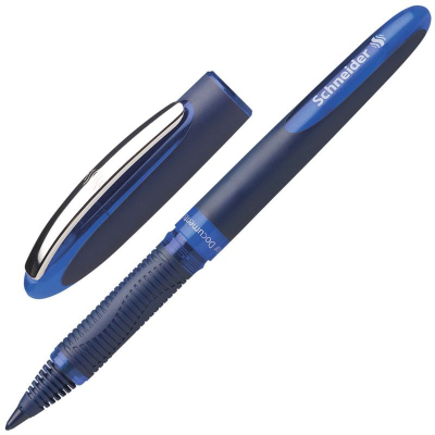 Роллер Schneider 0.8мм One Business одноразовый синий