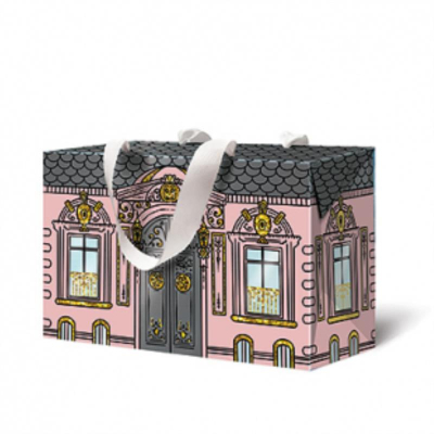 Пакет-коробка подарочный 23х16х11см