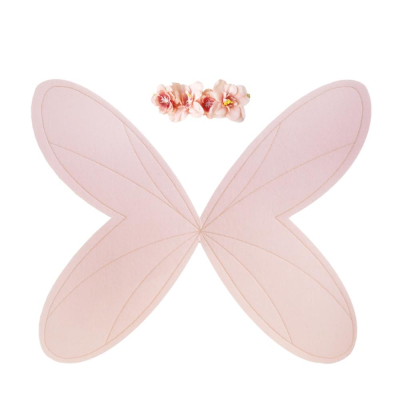 Набор карнавальный Веселуха 'Бабочка' розовый 42х35см 2 предмета крылья ободок