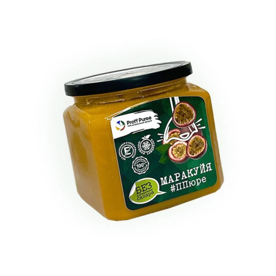 Пюре замороженное Proff Puree ''Маракуйя без сахара'&nbsp;&nbsp;500г