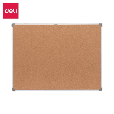 Доска пробковая 120х90см Deli алюминиевая рамка