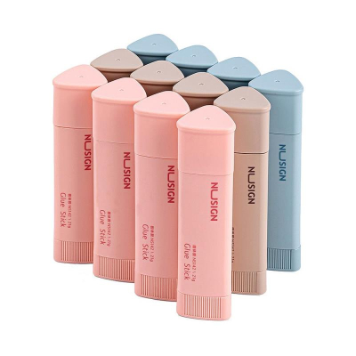 Клей карандаш 21г Deli 'Nusign' треугольный корпус цвета ассорти