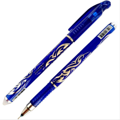 Ручка гелевая стираемая deVENTE 0.5мм 'Energery' с резиновой манжетой синяя