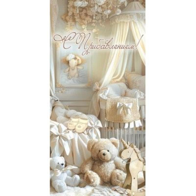 Конверт для денег Праздник 'С прибавлением'