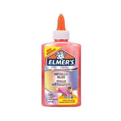 Клей канцелярский металлик Elmer's 147мл розовый