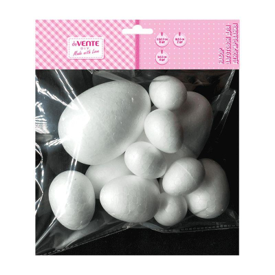 Заготовка для декорирования из пенопласта deVENTE 'Яйцо' 14шт ассорти размеров