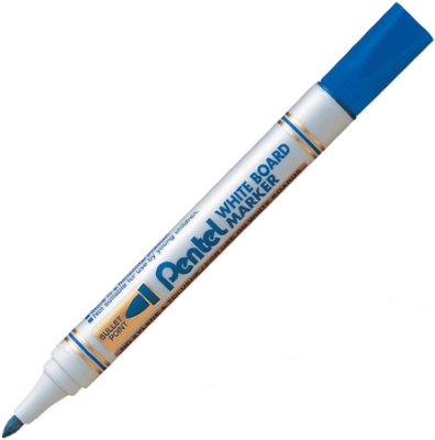 Маркер для доски Pentel круглый  4.2мм синий