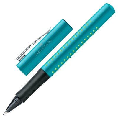 Ручка капиллярная Faber-Castell Grip 2010  0.4мм бирюзовый корпус синяя