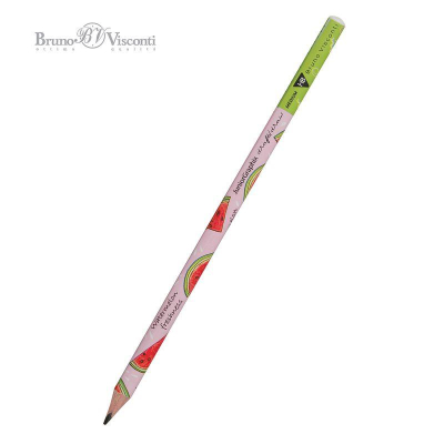 Карандаш BrunoVisconti® 'Tutti Frutti' HB трехгранный корпус 'Арбуз'