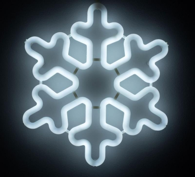 Фигура светодиодная Снежинка 30х30х2см