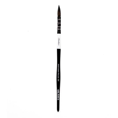 Кисть белка имитация круглая Малевичъ Blanka французская скрутка № 5 ручка 17см