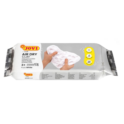 Глина полимерная самоотвердевающая Jovi белая 1000г