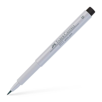Ручка-кисточка капиллярная художественная Faber-Castell Pitt холодная серая I (230)