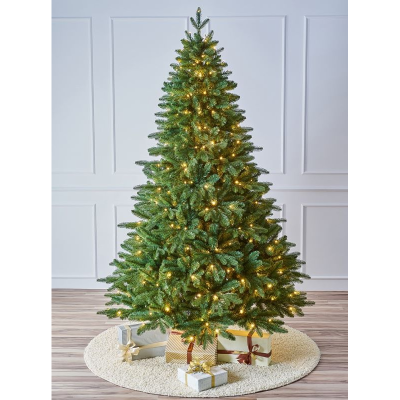 Ель искусственная 2.10м Max Christmas Ленинградская с лампочками