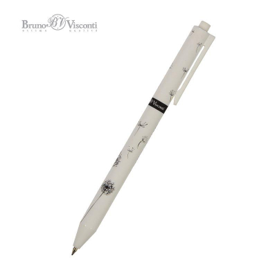 Ручка шариковая автоматическая BrunoVisconti® 0.5мм 'ArtClick' синяя 'Одуванчики'
