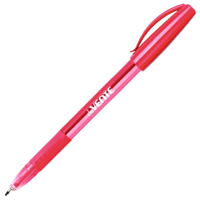 Ручка шариковая deVENTE 0.7мм 'Alira' с резиновой манжетой красная