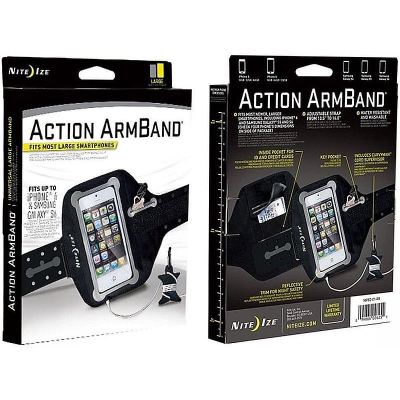 Держатель-чехол для телефона на руку Nite Ize Action Armband Large черный