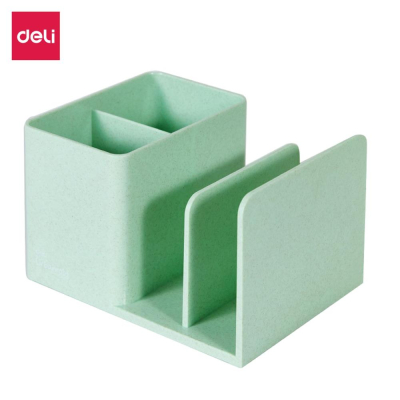 Подставка для писем и принадлежностей Deli 'Urbanroot' 4 отделения 15x10x12см зеленая