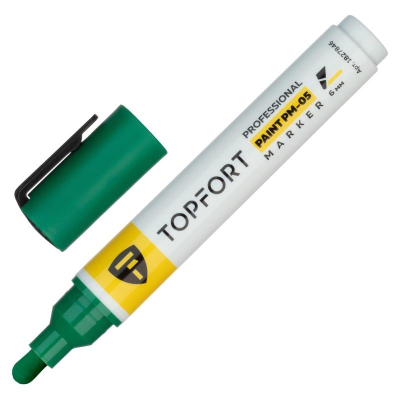 Пейнтмаркер&nbsp;&nbsp;3-6.0мм Topfort 'Professional' зеленый