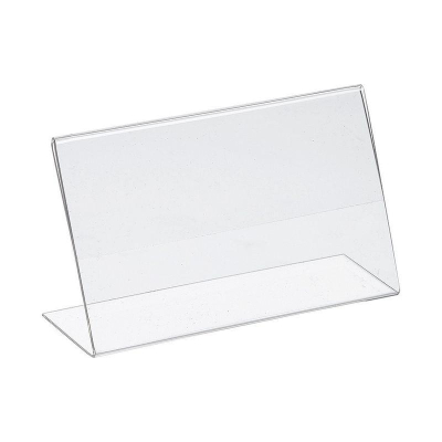 Держатель для таблички настольный 120х 80мм Attache акриловое стекло