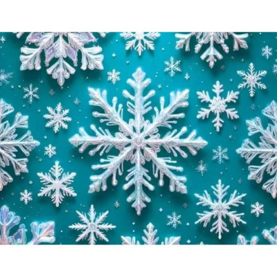 Конверт художественный Мир Поздравлений A6 'Снежинки обьемные '