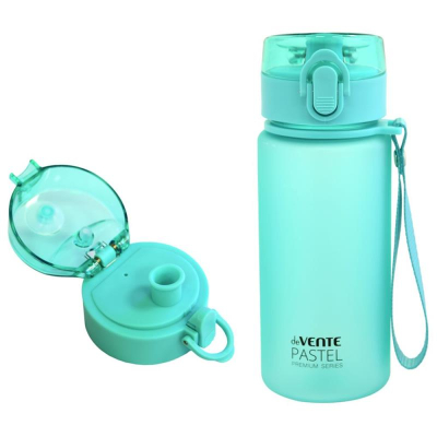 Бутылочка для воды deVENTE&nbsp;&nbsp;0.40л 'Pastel' с диффузором пластиковая бирюзовая