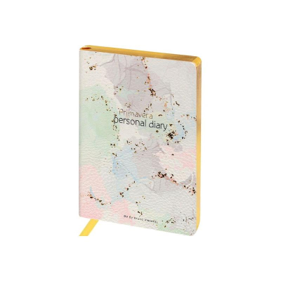 Ежедневник A6 BrunoVisconti® 256стр тонированный блок гибкая обложка искусственная кожа 'Primavera'