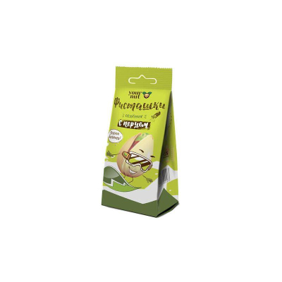 Орех фисташка обжаренная соленая с перцем Your nut&nbsp;&nbsp;60г