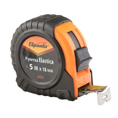 Рулетка&nbsp;&nbsp;5м Sparta Elastica с фиксатором металлическая лента