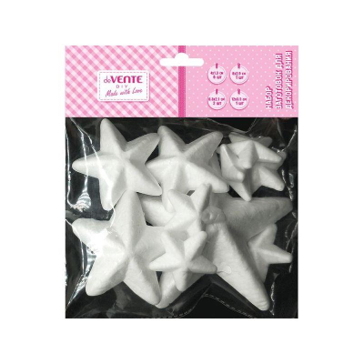 Заготовка для декорирования из пенопласта deVENTE 'Звезда' размер ассорти 10шт