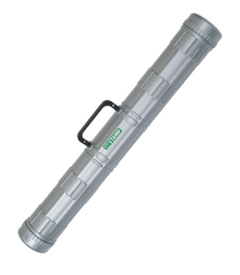 Тубус для чертежей СТАММ d- 9см 70см с ручкой серый