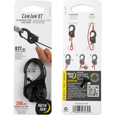 Крепление для веревки Nite Ize CamJam XT Small алюминий черное