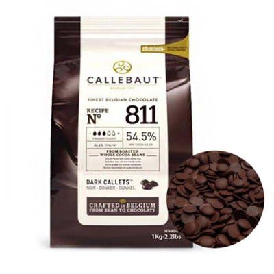Шоколад темный Callebaut 54.5% 10кг