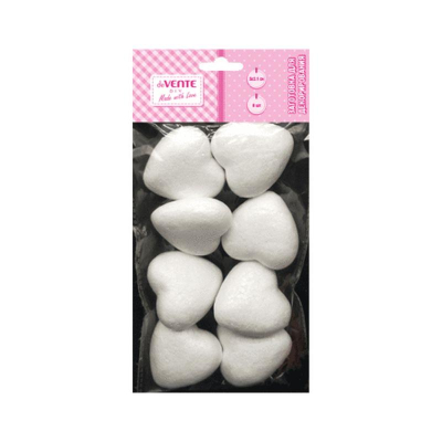 Заготовка для декорирования из пенопласта deVENTE 'Сердце'  5х5х2см 8шт