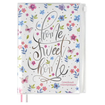 Еженедельник A6+ Fenix 228стр интегральная обложка 'Семейный планировщик'