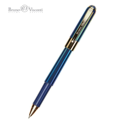 Ручка шариковая BrunoVisconti® 'Monaco' 0.5мм корпус Glossy Pro темно-синий 'Pearl' синие чернила