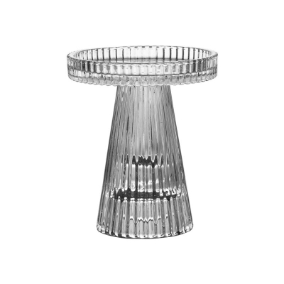 Подсвечник стеклянный Holiday Decor 11.5х10см прозрачный