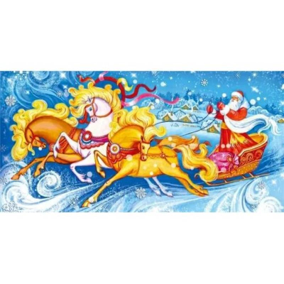 Конверт для денег Мир Поздравлений новогодний без надписи