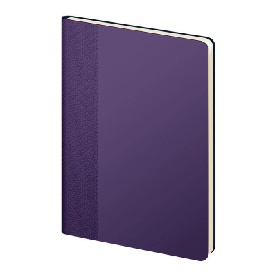 Ежедневник A5 Lamark 'Velvet Premium Flex' 256стр тонированный блок гибкая обложка искусственная кожа фиолетовый