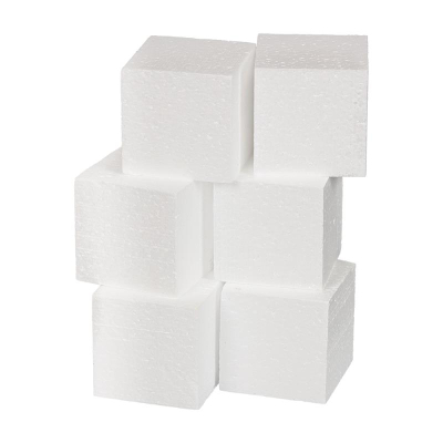 Заготовка для декорирования из пенопласта Love2art Куб h-6см 6шт