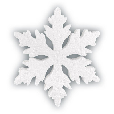 Заготовка для декорирования из пенопласта Love2art Снежинка h-15см