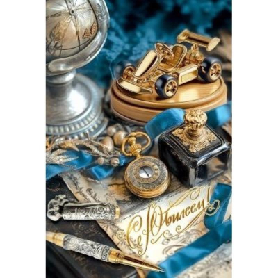 Открытка Праздник 'С Юбилеем!' 122х182мм