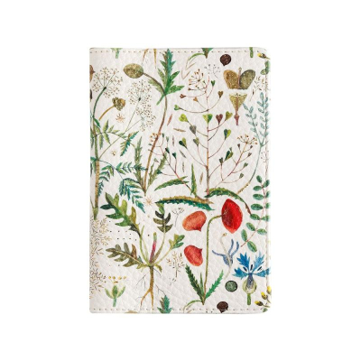 Обложка для паспорта BrunoVisconti® экокожа 'Flora' Луговые травы