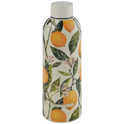 Термобутылка BrunoVisconti®&nbsp;&nbsp;0.50л 'Flora' стальная Лимоны