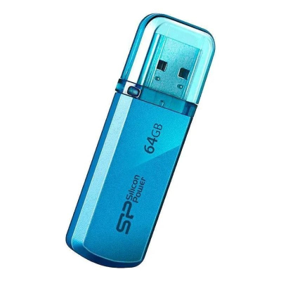 Флэш-драйв&nbsp;&nbsp;64Gb Silicon Power Helios 101 Blue