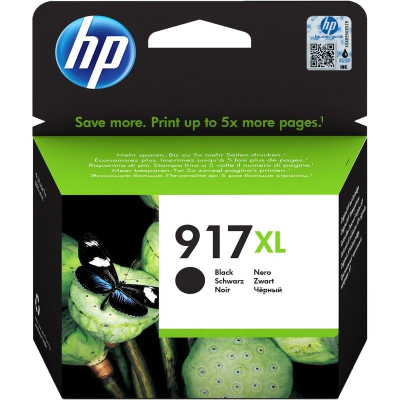 Картридж струйный HP №917XL OfficeJet Pro 8013/8022/8023/8024/8025 черный ресурс 1500стр