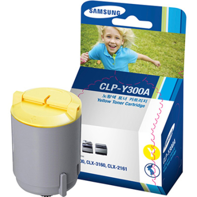 Картридж лазерный Samsung CLP-300 CLX-2160/3160 желтый ресурс 1 000стр