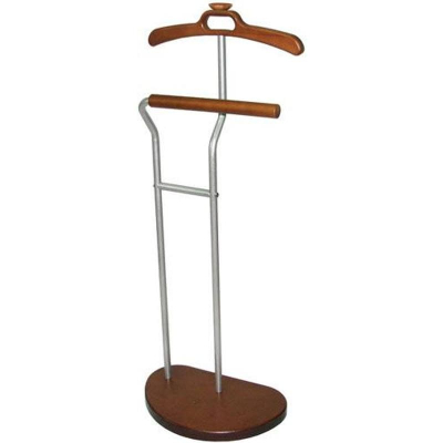 Вешалка костюмная D10&nbsp;&nbsp;44х110см металлик/орех