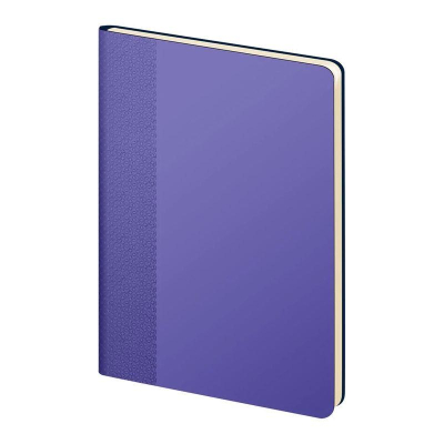 Ежедневник A5 Lamark 'Velvet Premium Flex' 256стр тонированный блок гибкая обложка искусственная кожа лаванда